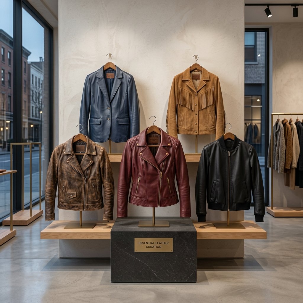 Skilled leather craftsman manufacturing custom leather goods